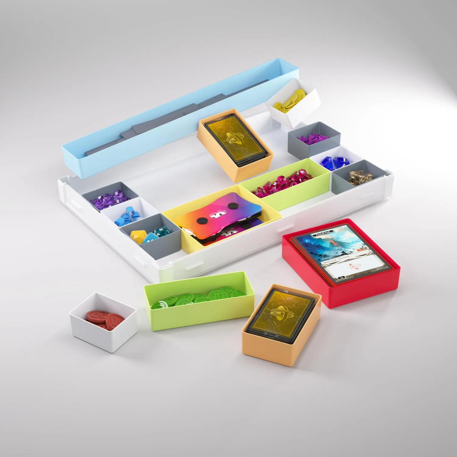 Gamegenic Token Silo XL Weiß-Multicolor Aufbewahrungsbox