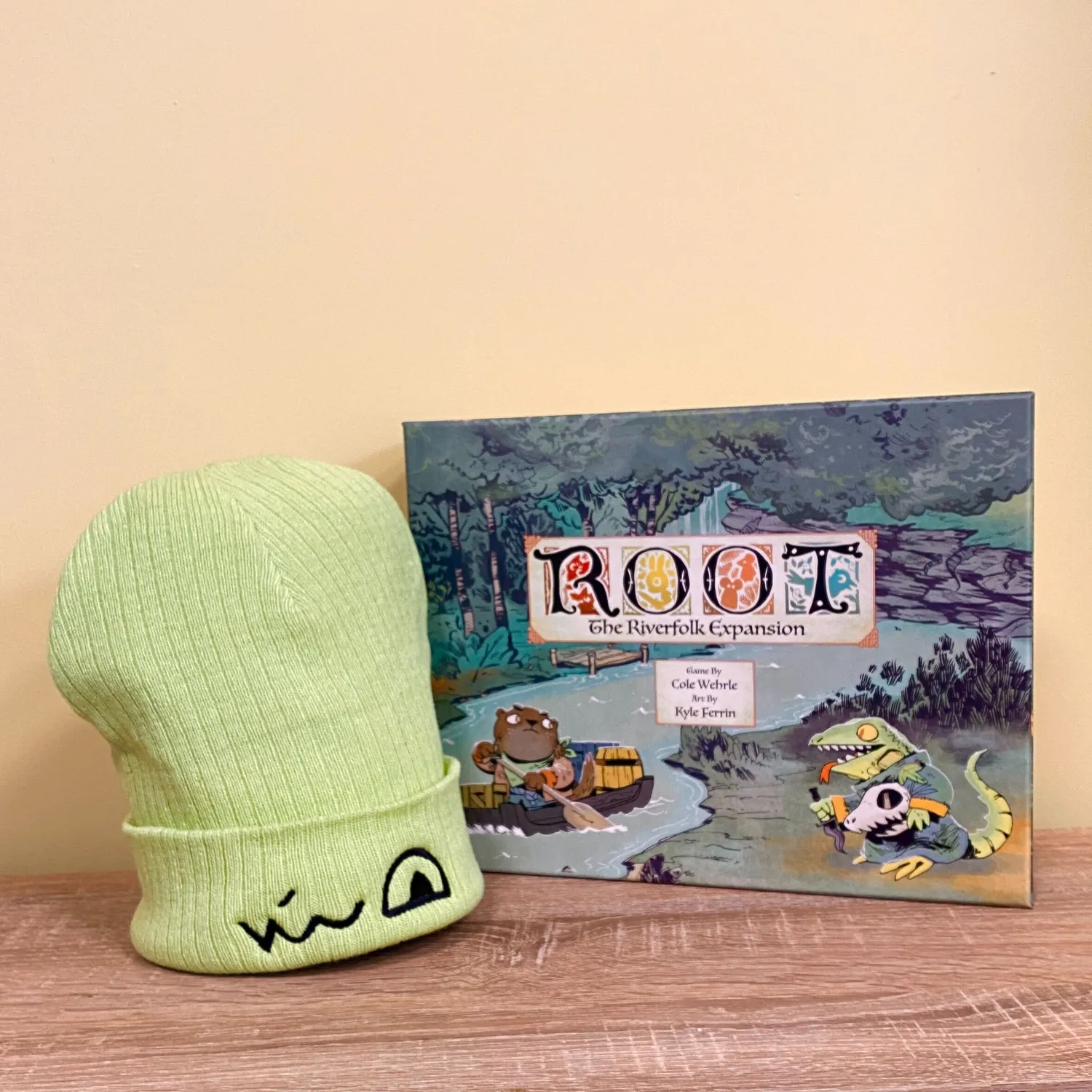 Leder Games Root Lizard Cult Beanie Mütze Rippstrick