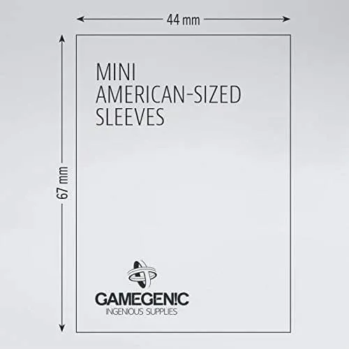Gamegenic Prime Mini American Kartenhüllen transparent 50 Stück