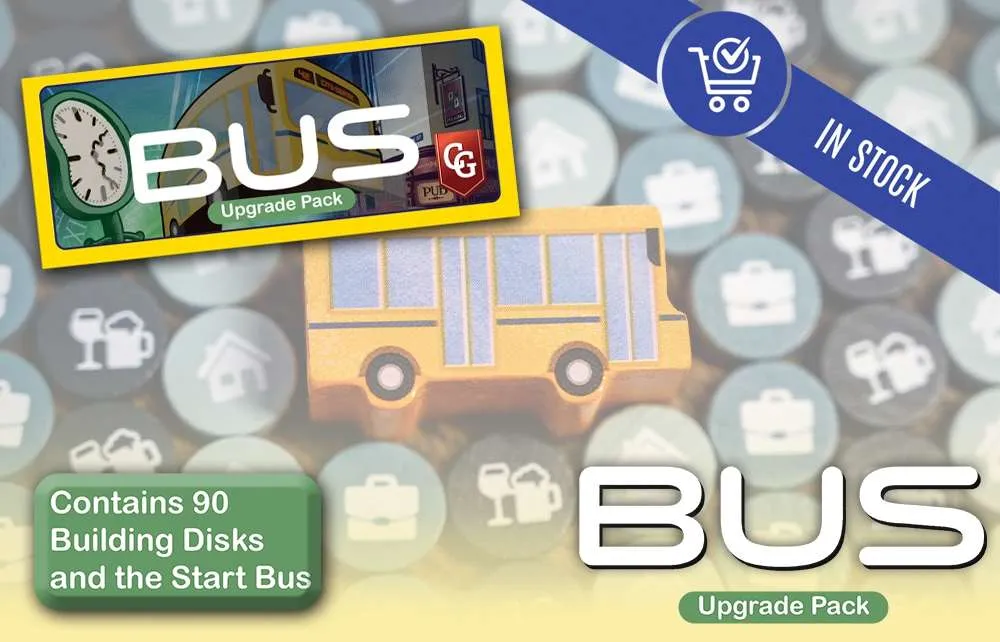 Capstone Games Bus Complete Edition Upgrade Kit Holz