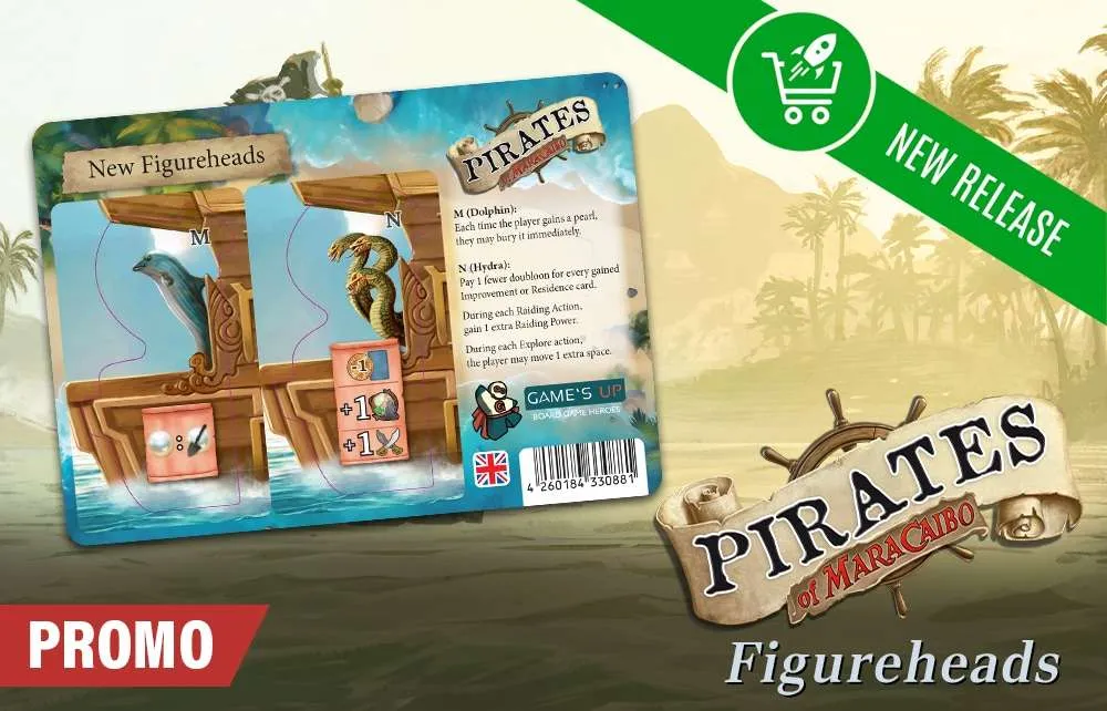 Capstone Games Pirates of Maracaibo Figureheads Promo
