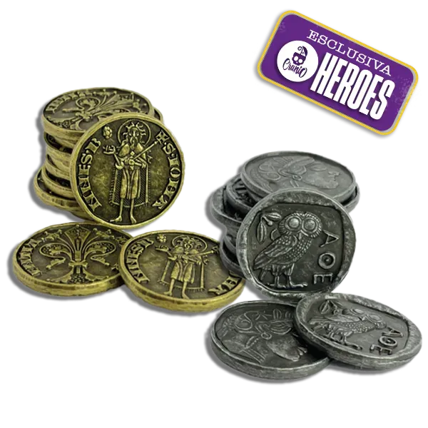 Cranio Inferno Metallmünzen Zubehör Set Metall
