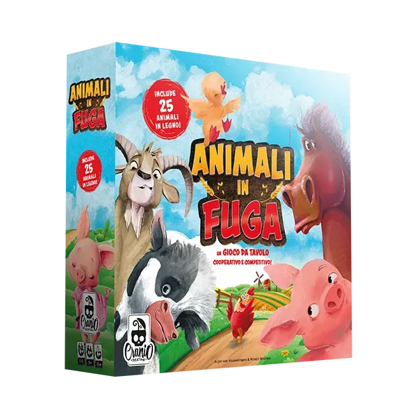 Cranio Animali in Fuga Kinderspiel kooperative Edition