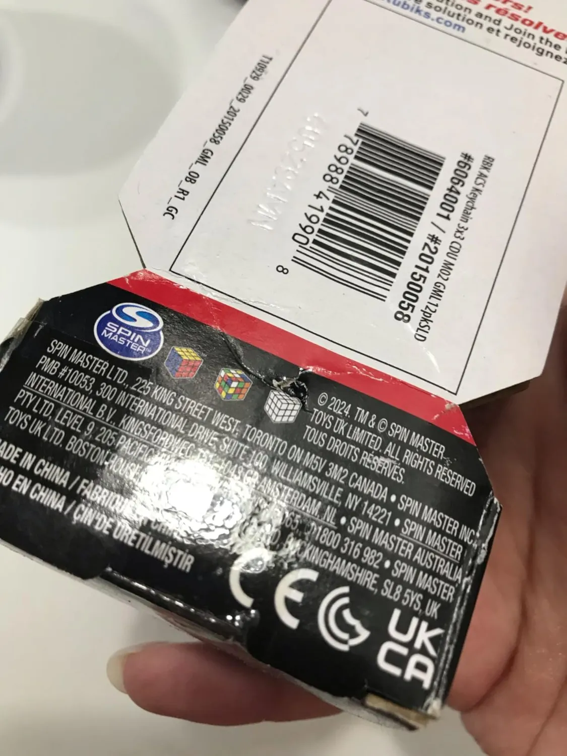 Rubik's 3x3 Zauberwürfel Mini Schlüsselanhänger