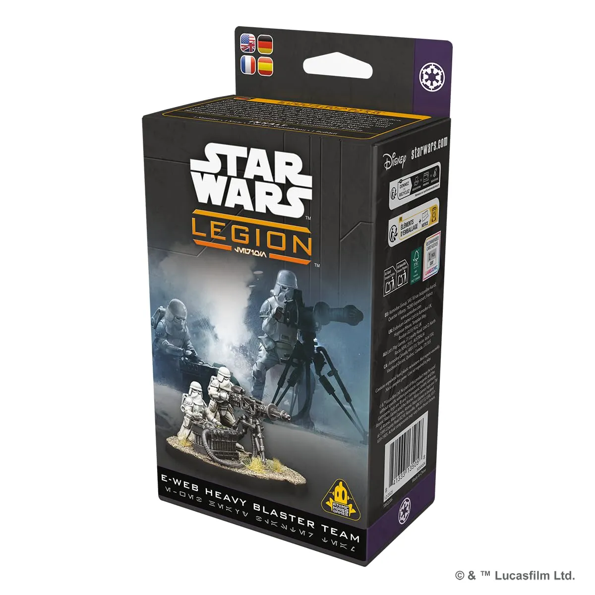 Star Wars Legion E-Web Heavy Blaster Team Erweiterung Imperium
