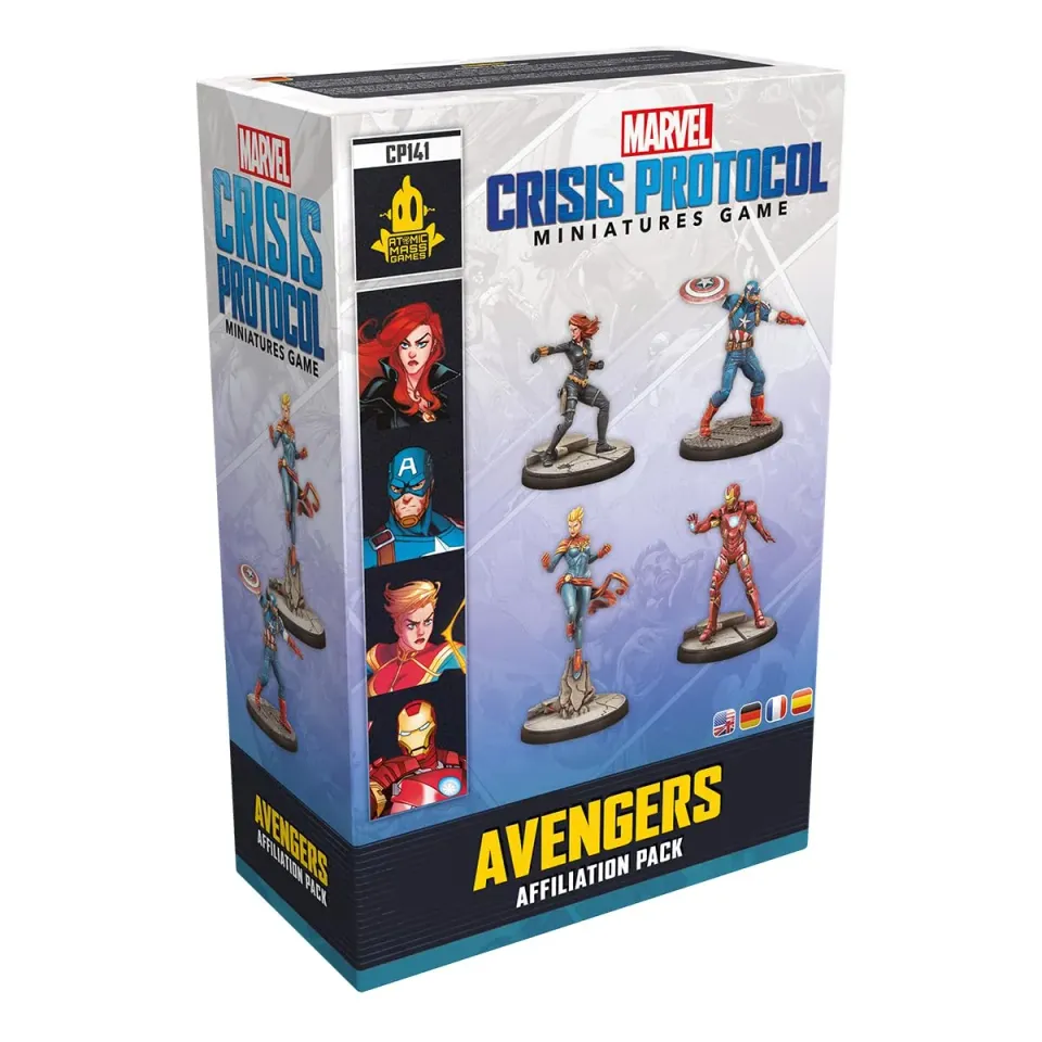 Asmodee Marvel Crisis Protocol Avengers Affiliation Pack Tabletop
