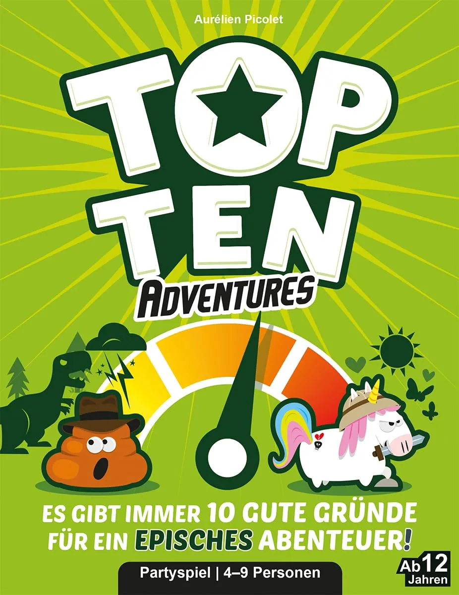 Cocktail Games Top Ten Adventures Partyspiel Deutsch