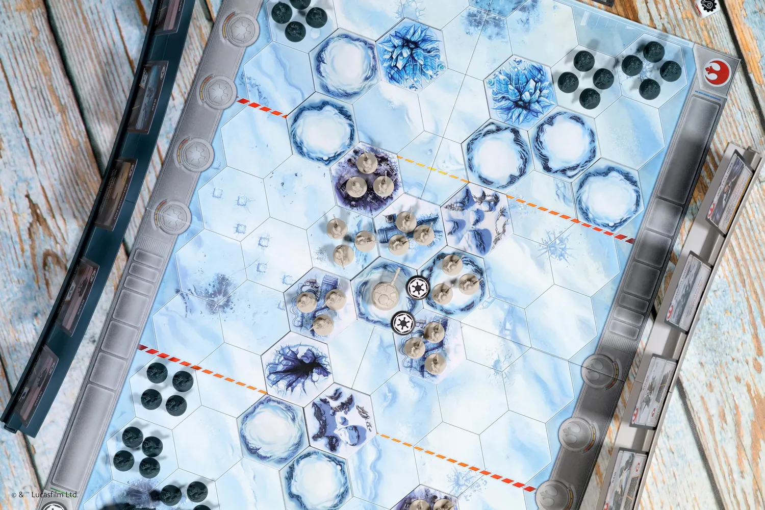Star Wars Battle of Hoth Strategiespiel mit 74 Figuren