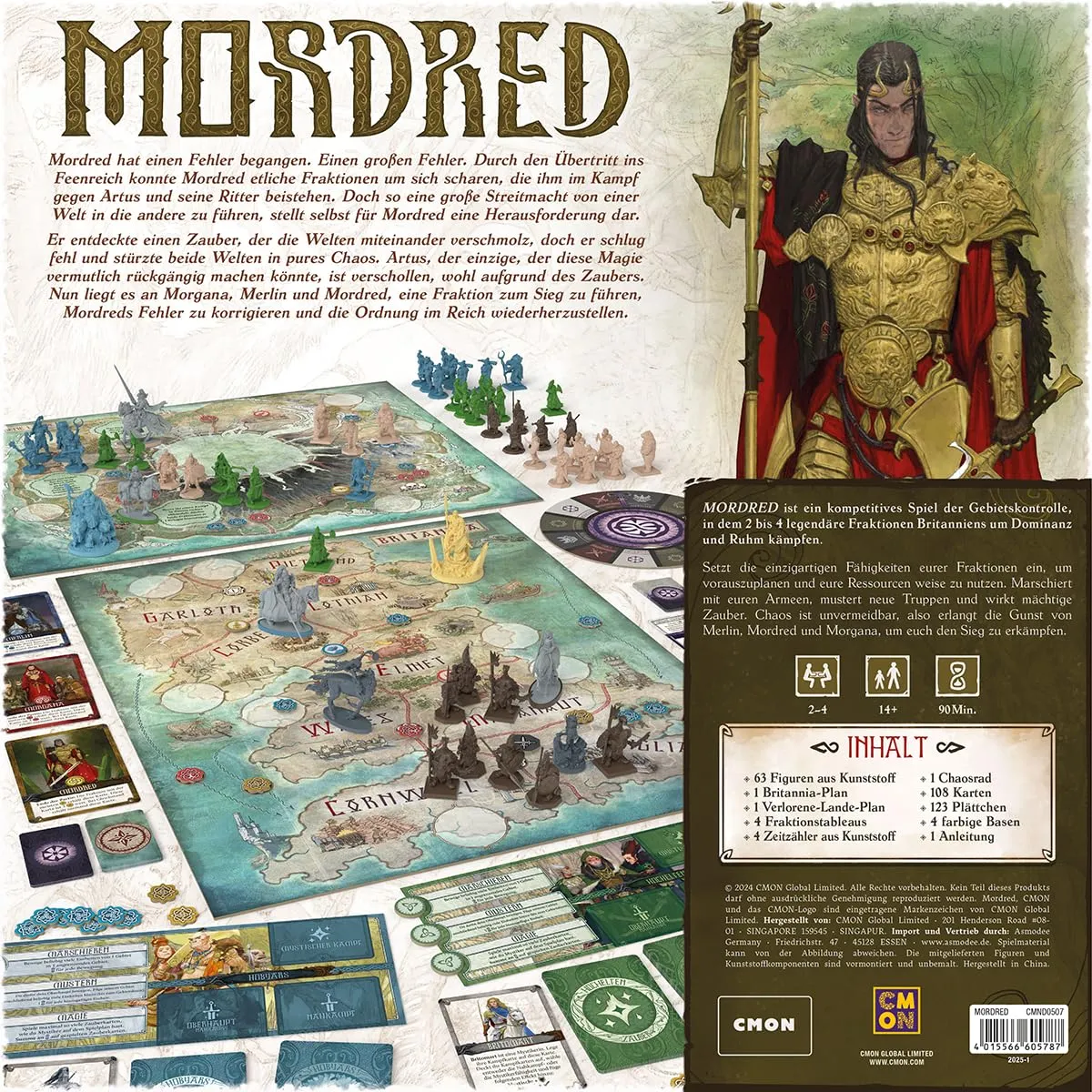 CMON Mordred Grundspiel Kennerspiel Deutsch Area Control
