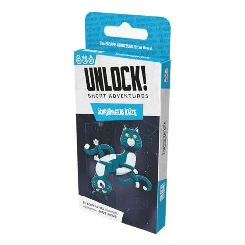 Asmodee Unlock Short Adventures Schrödingers Katze Rätselspiel
