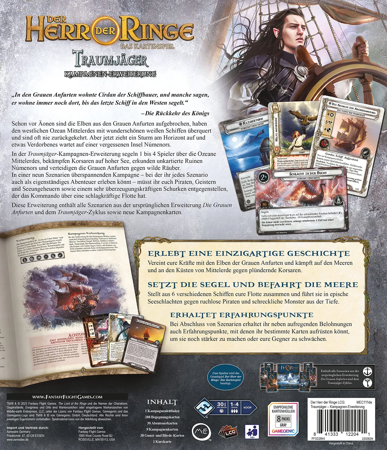 Asmodee Herr der Ringe Kartenspiel Traumjäger Kampagnenerweiterung deutsch 9 Szenarien