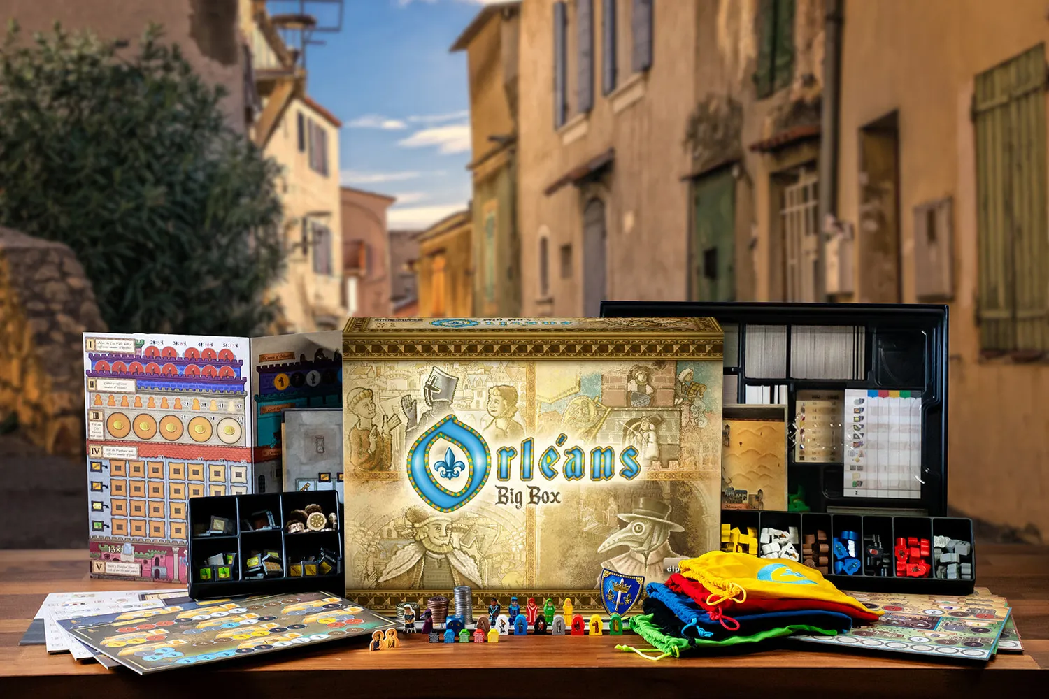 Capstone Games Orléans Big Box Brettspiel Komplettsammlung