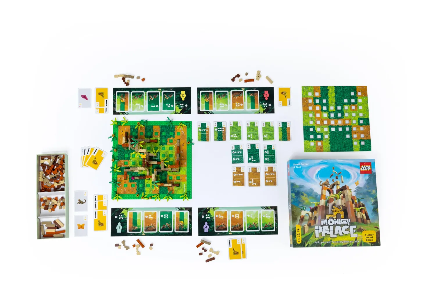 Asmodee Monkey Palace LEGO Brettspiel Deutsch 3D-Palast