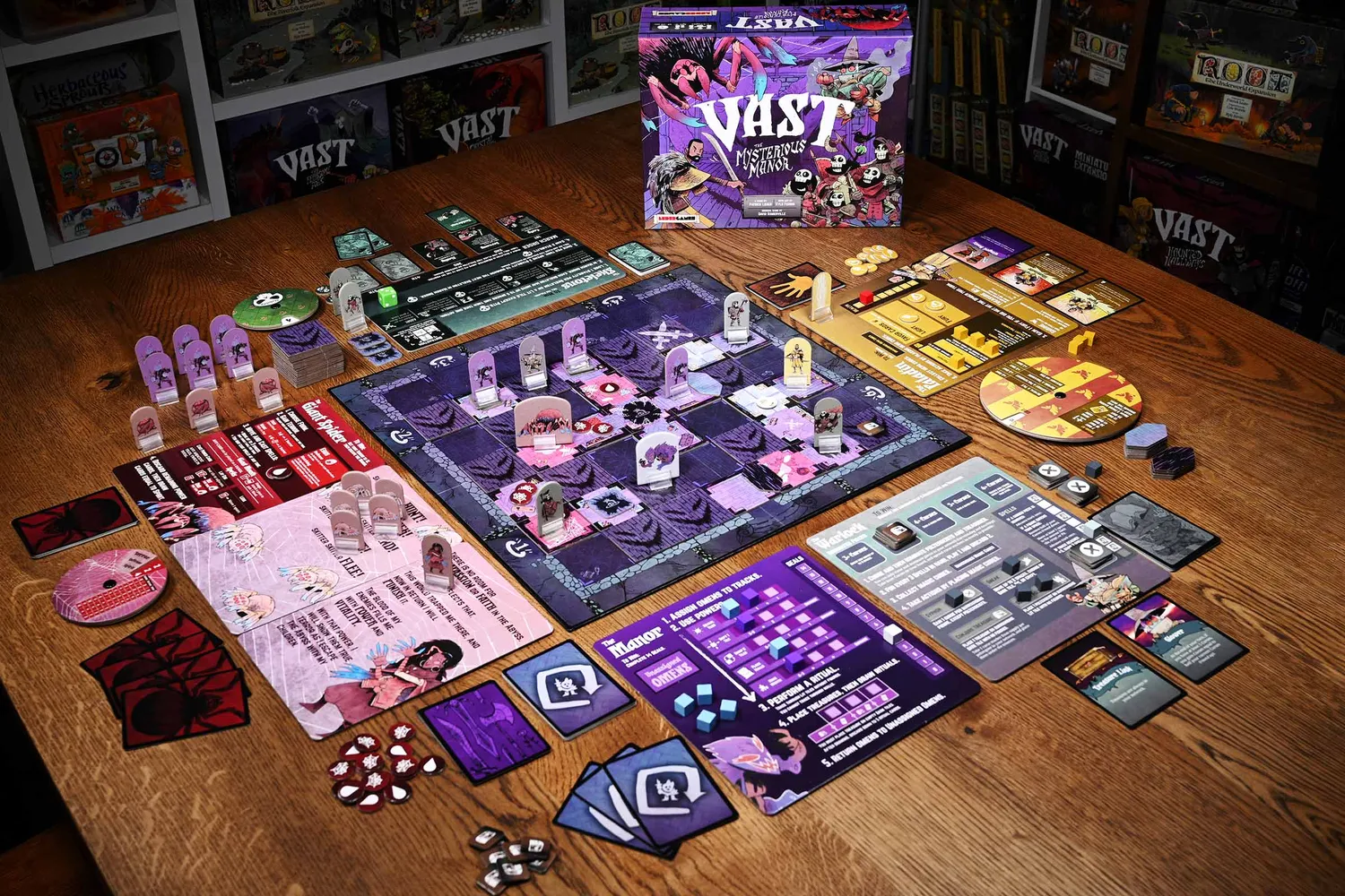 Leder Games Vast The Mysterious Manor Brettspiel asymmetrisch