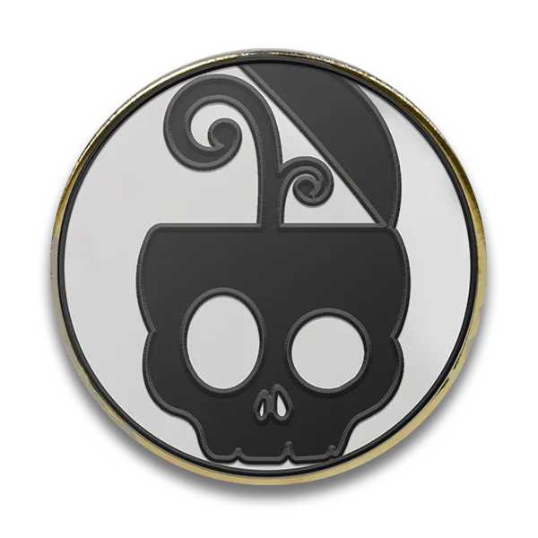 Cranio Spilletta Button Pin Sammler-Anstecker