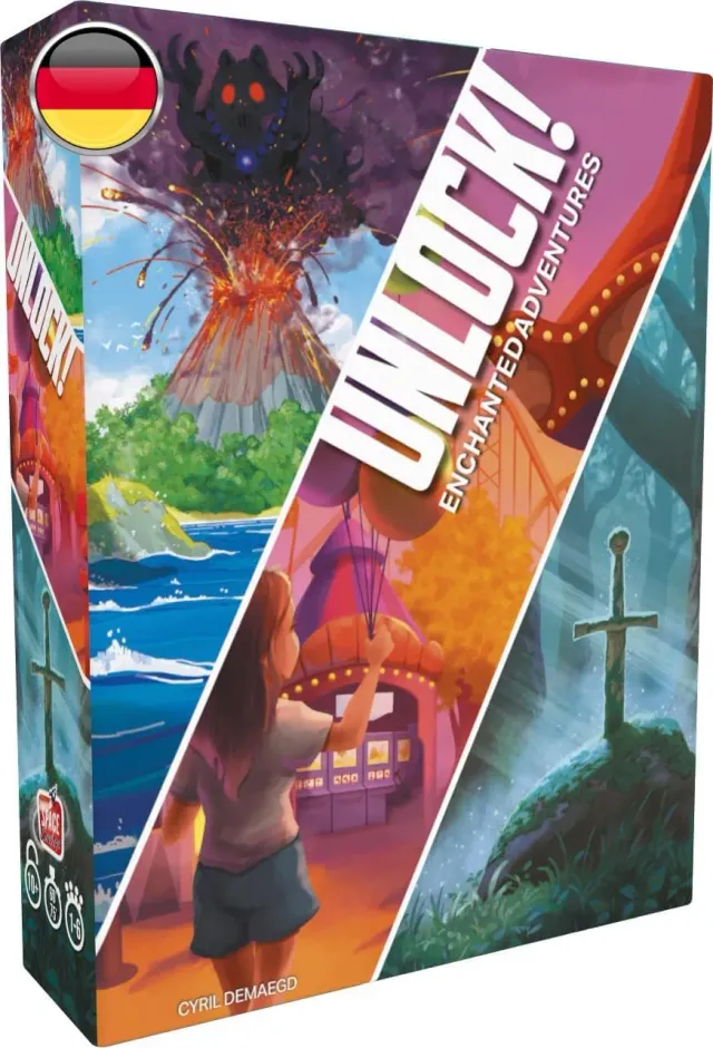 Asmodee Unlock! Enchanted Adventures Familienspiel Deutsch