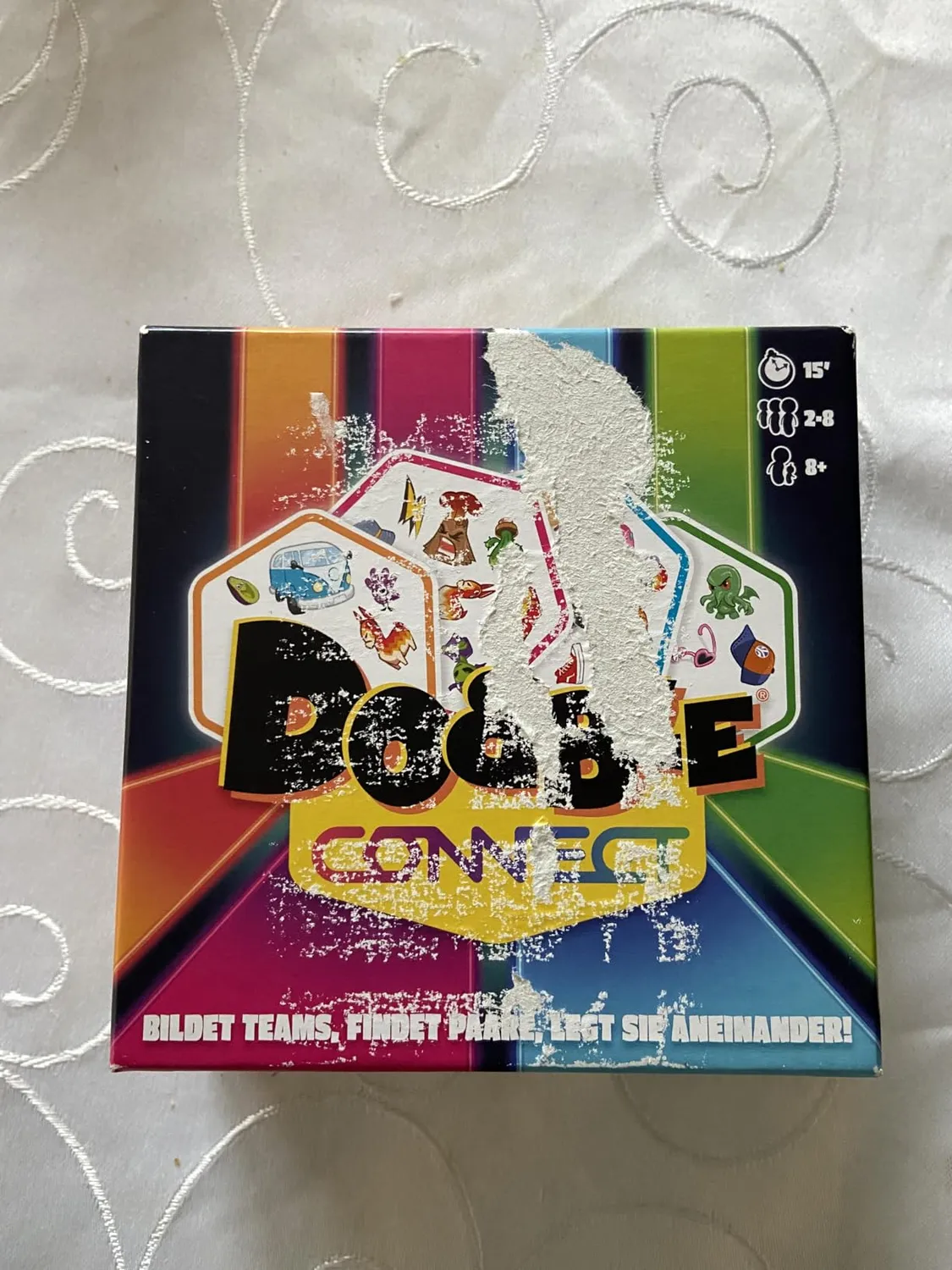 Dobble Connect Kartenspiel Teamspiel 90 Karten