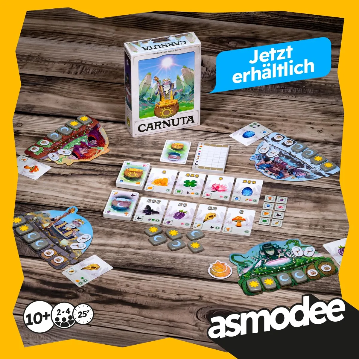 Space Cow Carnuta Familienspiel Deutsch Runen