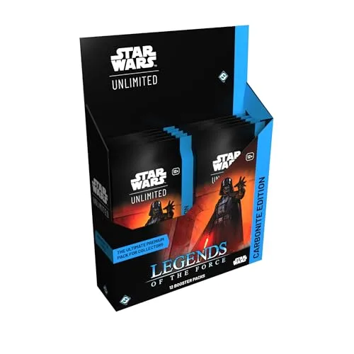 Star Wars Unlimited Legends of the Force Carbonite Display 12 Booster Foil