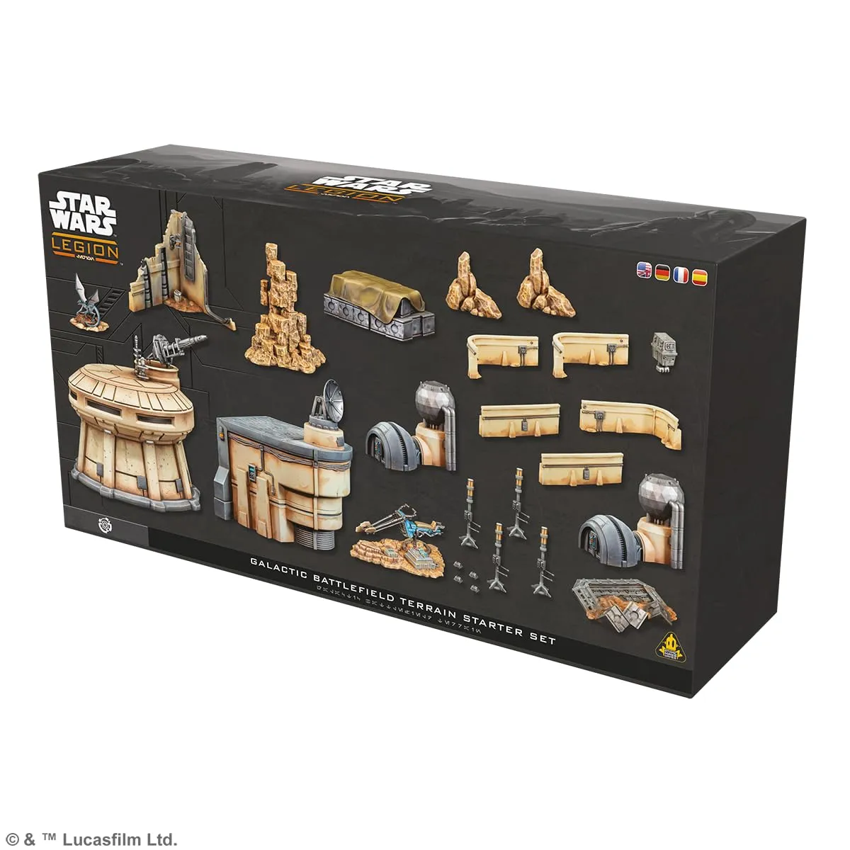 Asmodee Star Wars Legion Galactic Battlefield Geländeset