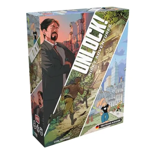 Unlock Risky Adventures Sammelbox Rätselspiel Deutsch 1-6 Spieler