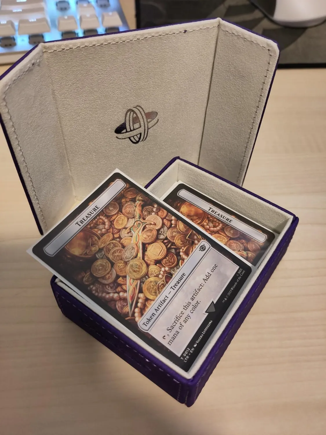 Gamegenic Token Keep Black Tokenbox 9x11x4 cm Schwarz