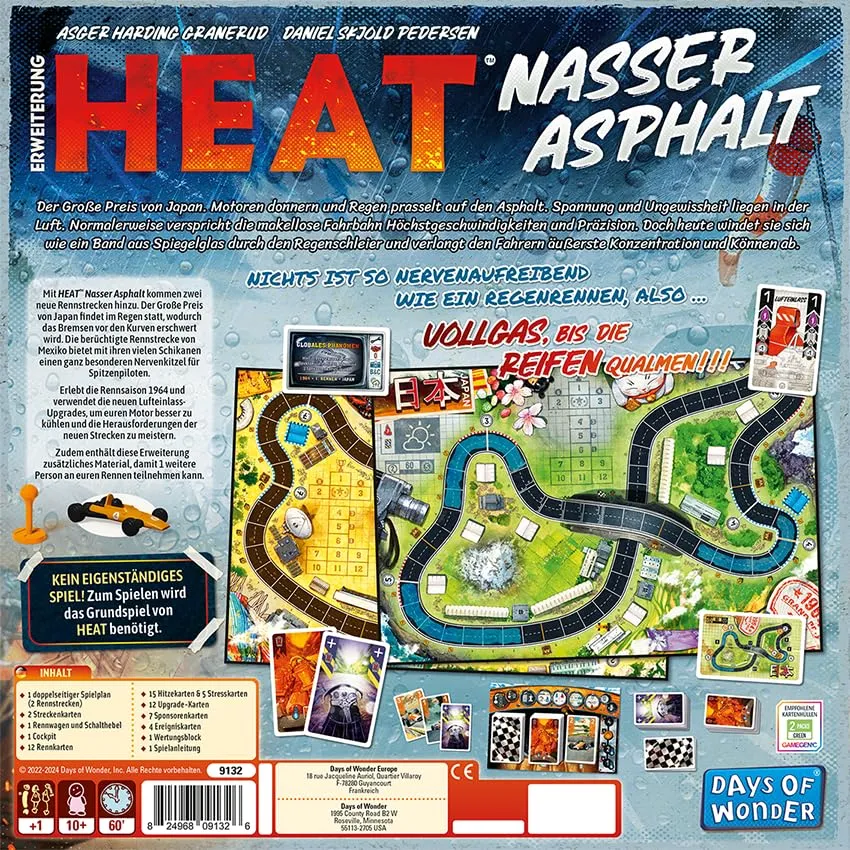 Days of Wonder Heat Nasser Asphalt Erweiterung 7 Spieler