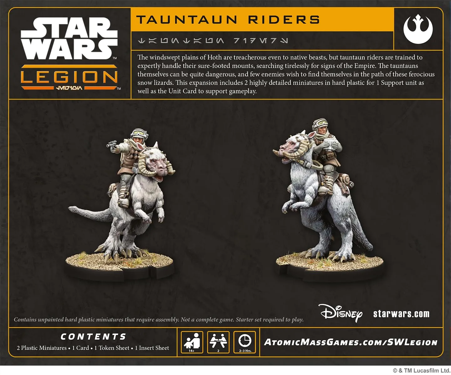 Asmodee Star Wars Legion Tauntaun Riders Erweiterung 2 Figuren