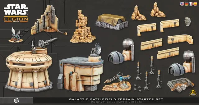 Asmodee Star Wars Legion Galactic Battlefield Geländeset