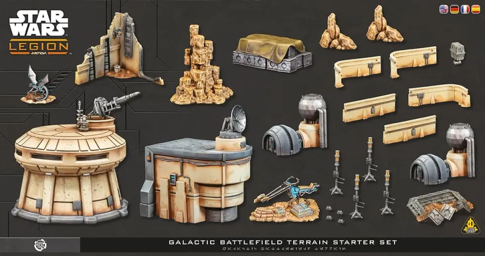 Asmodee Star Wars Legion Galactic Battlefield Geländeset