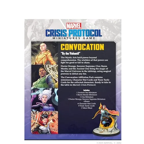 Asmodee Marvel Crisis Protocol Convocation Affiliation Pack 4 Figuren