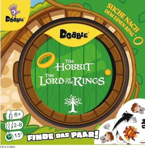 Dobble Herr der Ringe Kartenspiel Dose für Reaktionsspiel