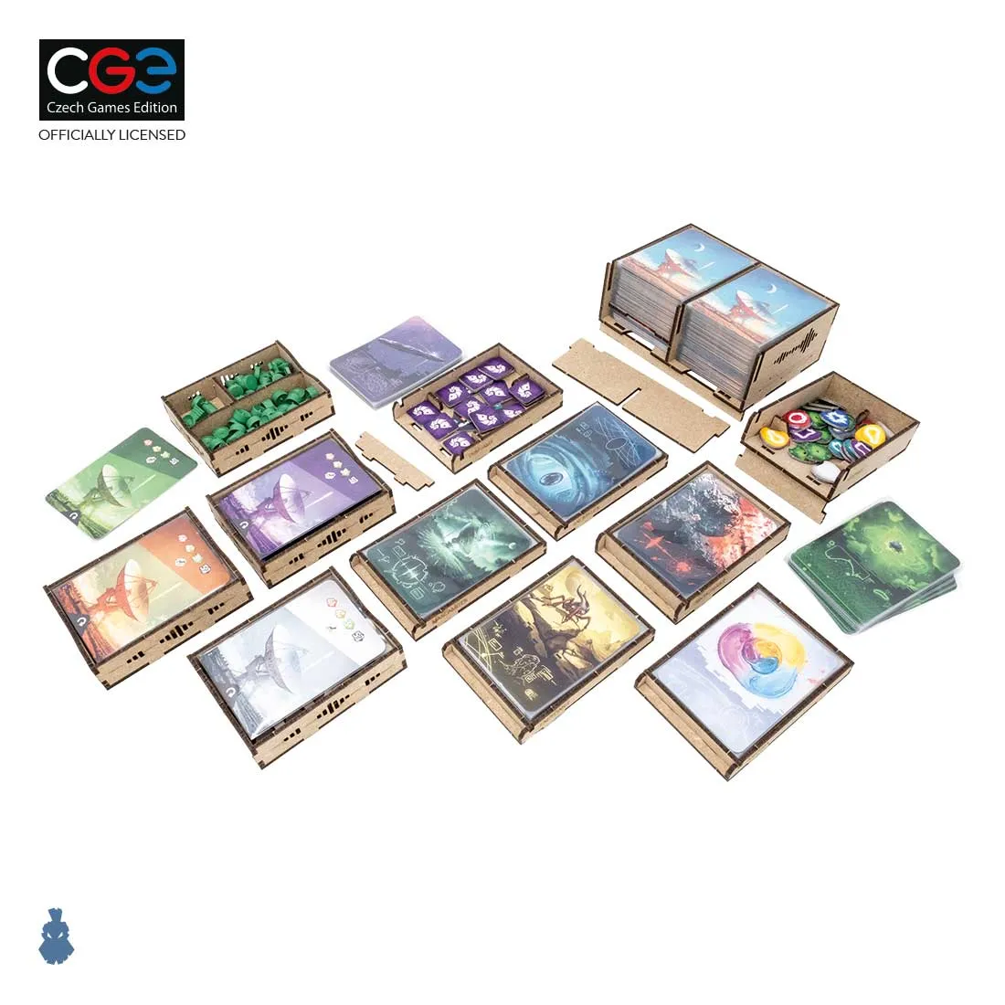 Cranio SETI Super Bundle Organizer Brettspiel Bundle mit Organizer