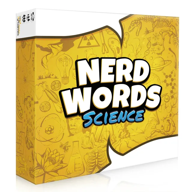 Genius Games Nerd Words Science Wortspiel für Teams