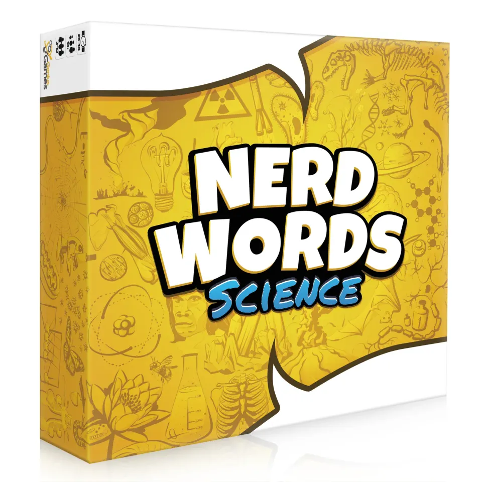 Genius Games Nerd Words Science Wortspiel für Teams