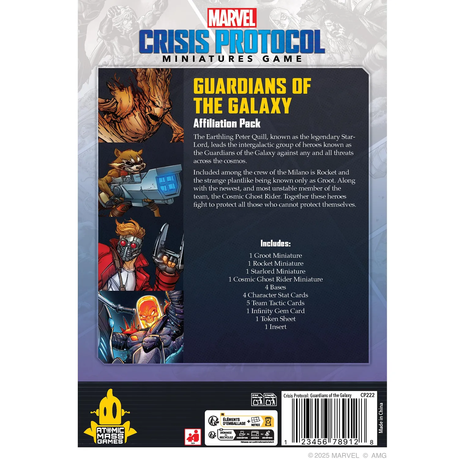 Marvel Crisis Protocol Guardians Galaxy Affiliation Tabletop