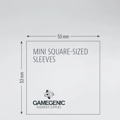 Gamegenic Prime Mini Square Kartenhüllen 53x53 klar 50St