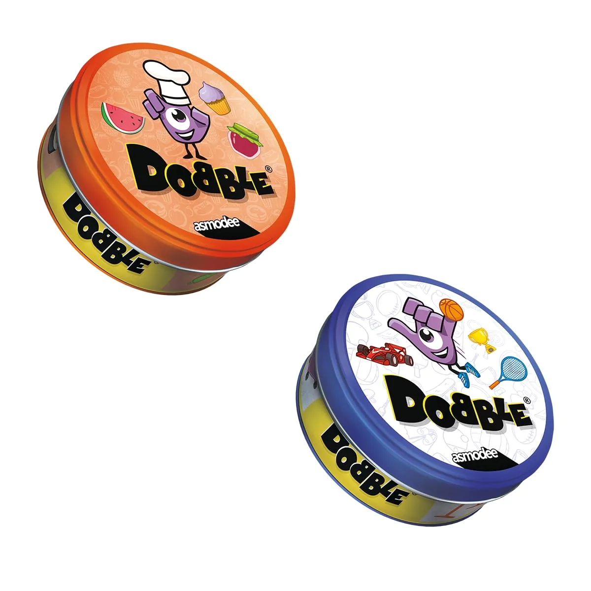 Dobble Superpack Sports Gourmet Kartenspiel 2er-Set