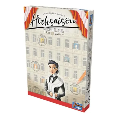 Lookout Hochsaison Grand Hotel Roll & Write Würfelspiel Deutsch 2-4 Spieler