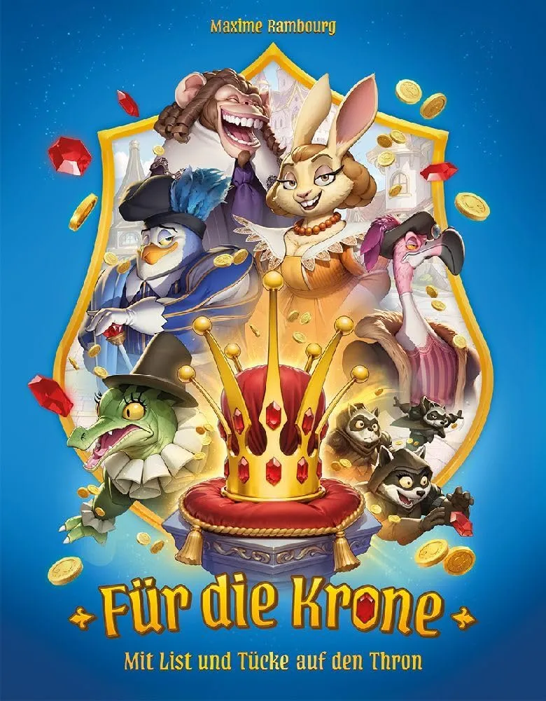 Asmodee Für die Krone Familienspiel Deutsch