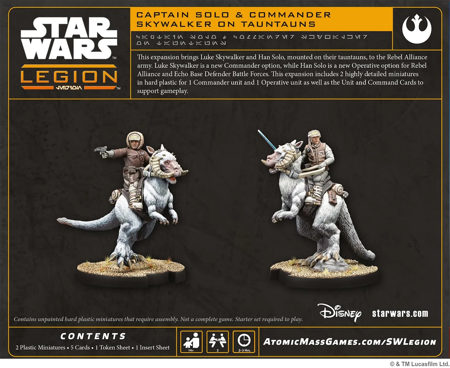 Star Wars Legion Solo Skywalker Tauntauns Erweiterung