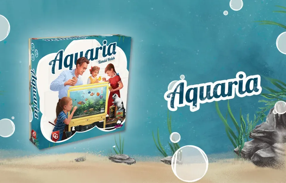 Capstone Games Aquaria Brettspiel Aquarium-Strategie