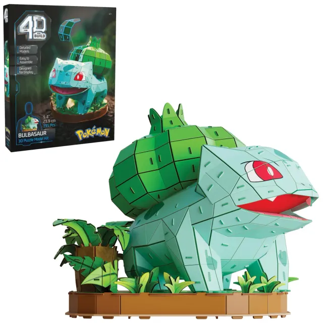 4D Build Pokémon Bisasam 3D-Puzzle 195 Teile ab 12 Jahren