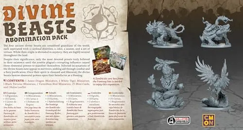 CMON Zombicide White Death Divine Beasts Erweiterung