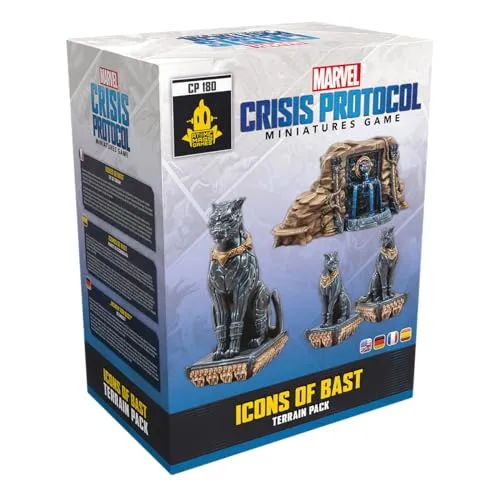 Asmodee Marvel Crisis Protocol Ikonen von Bast Terrain Pack Gelände