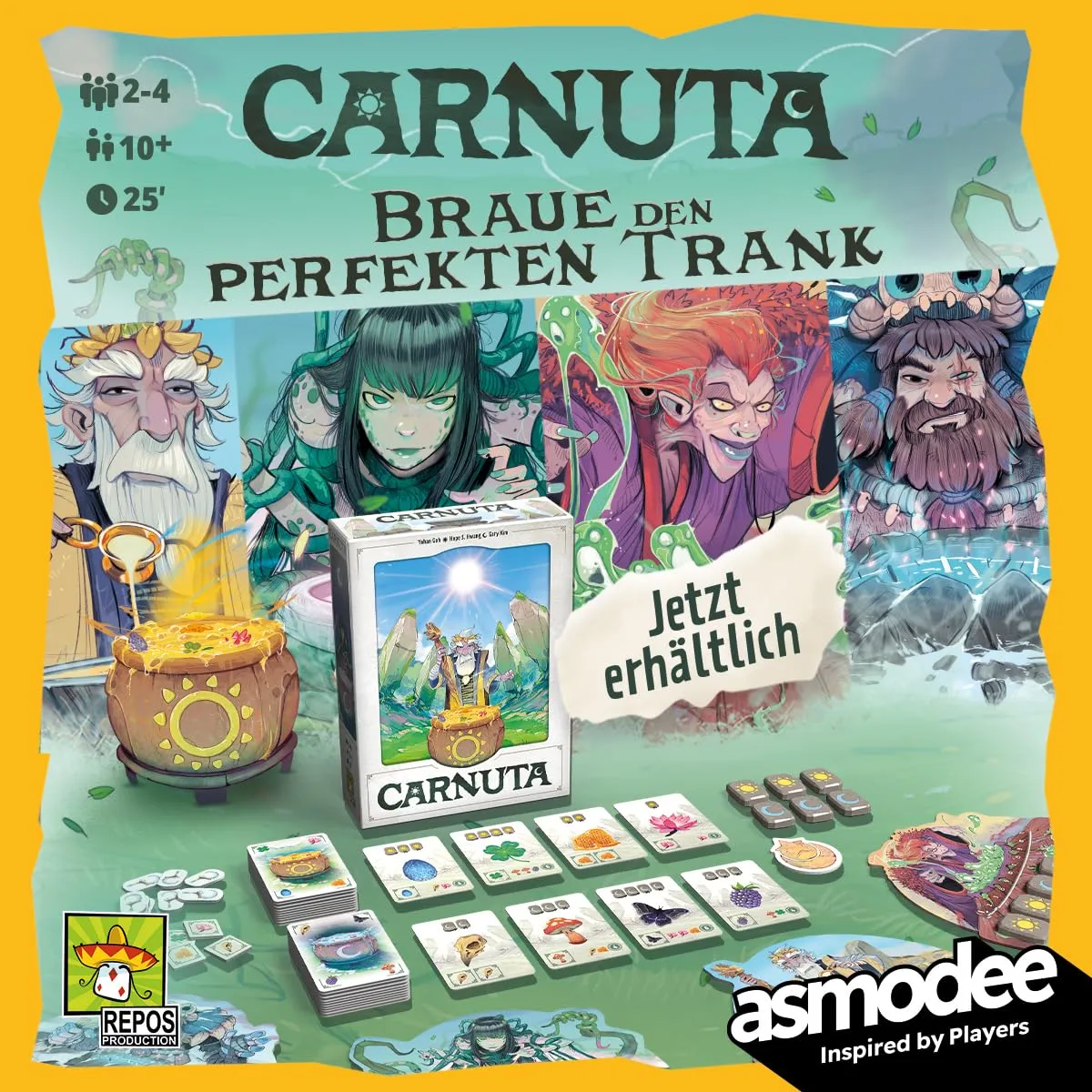Space Cow Carnuta Familienspiel Deutsch Runen