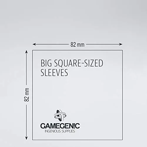 Gamegenic Prime Big Square Kartenhüllen transparent 50 Stück robust