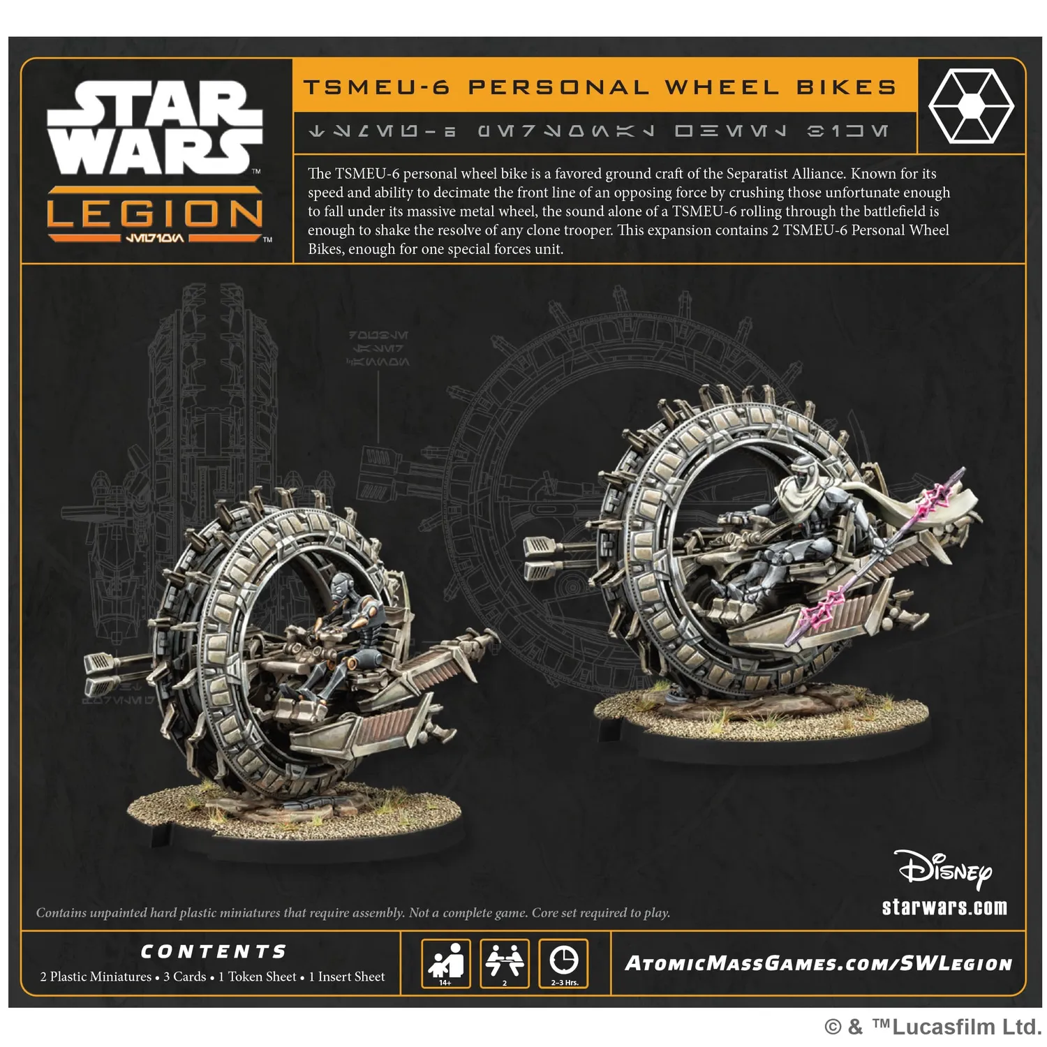 Asmodee Star Wars: Legion TSMEU-6 Radgleiter Erweiterung
