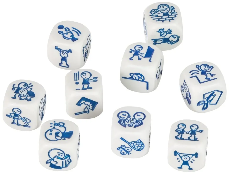 Asmodee Story Cubes Actions Würfelspiel Alte Auflage