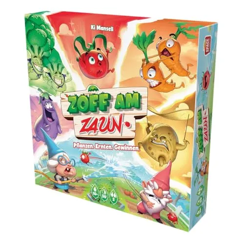 Asmodee Zoff am Zaun Strategiespiel 2 Spieler Garten